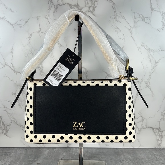 ZAC Zac Posen Dotted Calf Hair Crossbody Bag - Picture 3 of 15